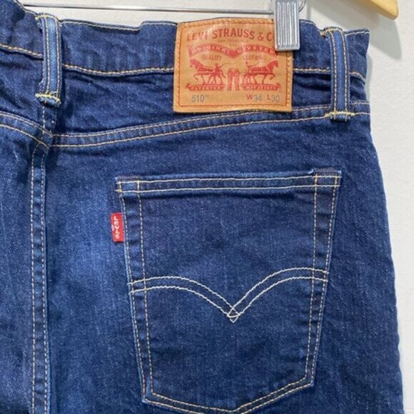 Levi's Men's 510 Mid Rise Skinny Fit Morrow Jeans - Picture 5 of 13